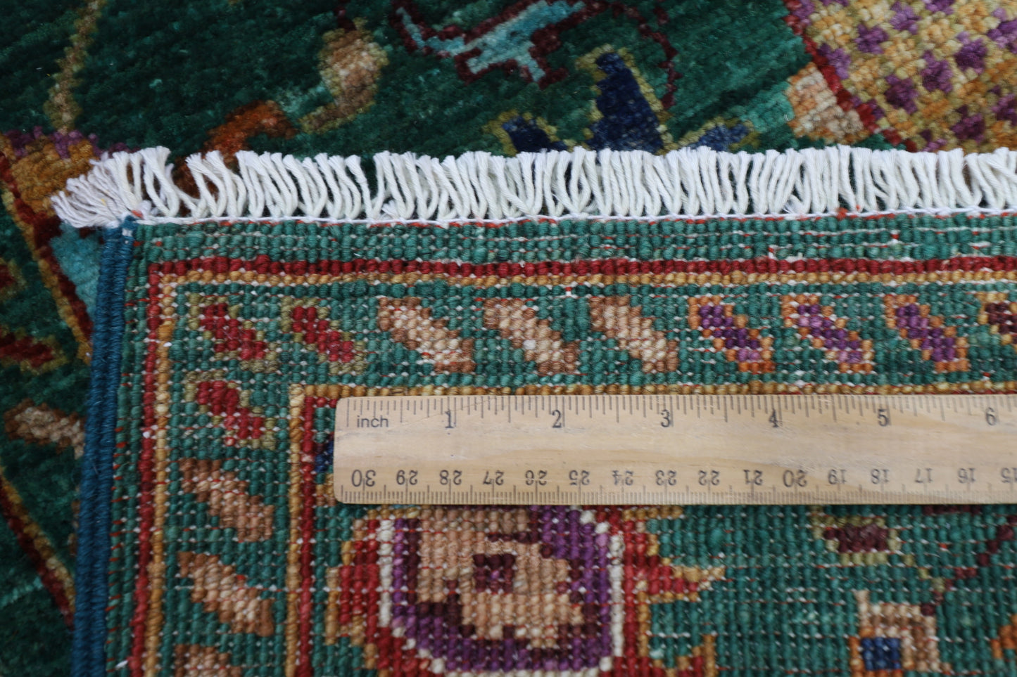85 x 133 cm | Sultani Green Afghan Tribal Hand Knotted Carpet