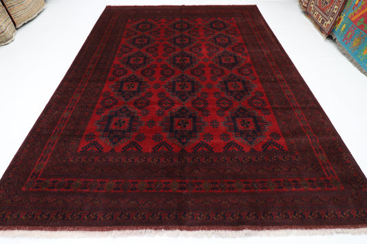 250 x 351 cm | Khal Mohammadi Afghan Tribal Hand Knotted Wool Carpet