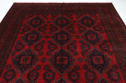 250 x 351 cm | Khal Mohammadi Afghan Tribal Hand Knotted Wool Carpet