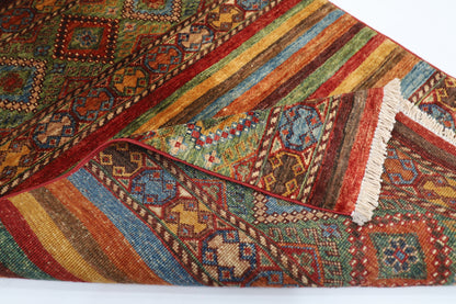 83 x 120 cm | Khorjun Afghan Tribal Hand Knotted Carpet