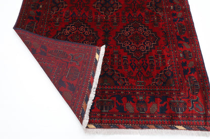 154 x 214 cm | Khamiyab Afghan Tribal Hand Knotted Wool Carpet