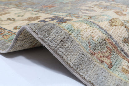 243 x 298 cm | Oushak Afghan Veg Dye Wool carpet