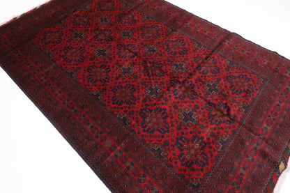 195 x 303 cm | Khal Mohammadi Afghan Tribal Hand Knotted Wool Carpet