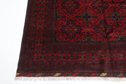 195 x 303 cm | Khal Mohammadi Afghan Tribal Hand Knotted Wool Carpet