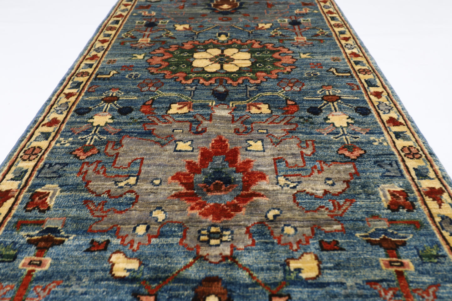 65 x 180 cm | Aryana Afghan Tribal Hand Knotted Runner