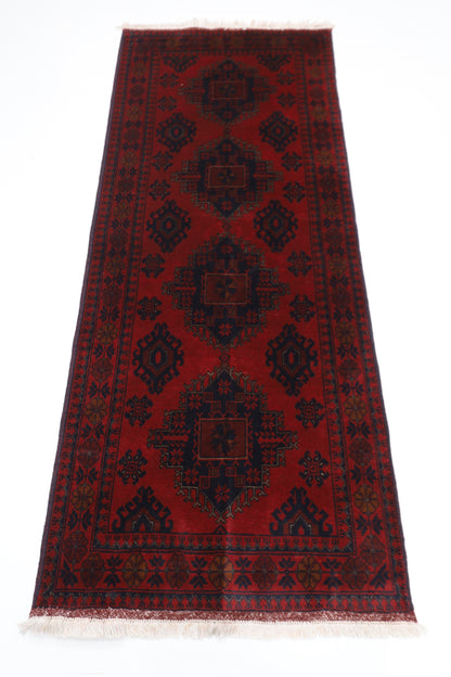 82 x 205 cm | Khal Mohammadi Afghan Tribal Hand Knotted Wool Runner