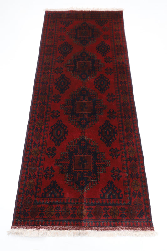 82 x 205 cm | Khal Mohammadi Afghan Tribal Hand Knotted Wool Runner