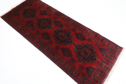 82 x 205 cm | Khal Mohammadi Afghan Tribal Hand Knotted Wool Runner