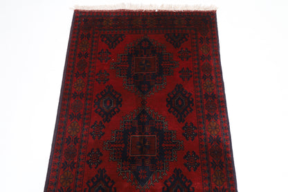 82 x 205 cm | Khal Mohammadi Afghan Tribal Hand Knotted Wool Runner