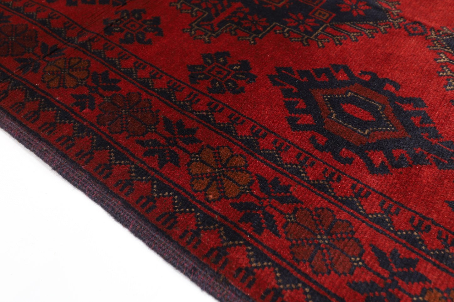 82 x 205 cm | Khal Mohammadi Afghan Tribal Hand Knotted Wool Runner