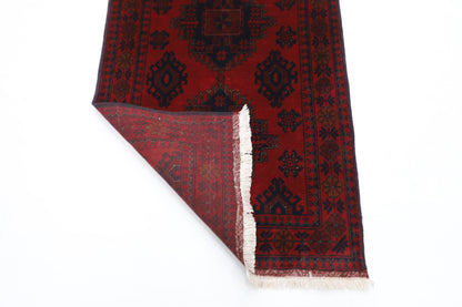 82 x 205 cm | Khal Mohammadi Afghan Tribal Hand Knotted Wool Runner