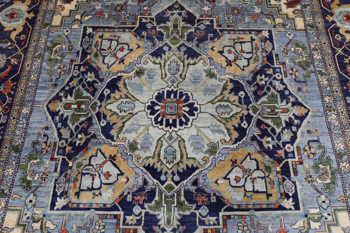 301 x 418 cm | Geometric Afghan Veg Dye Wool carpet