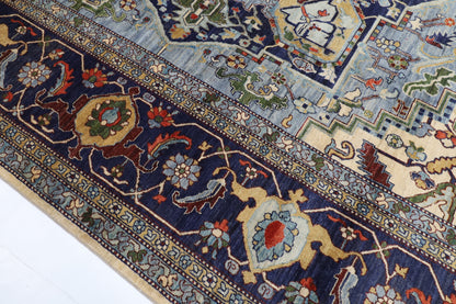 301 x 418 cm | Geometric Afghan Veg Dye Wool carpet