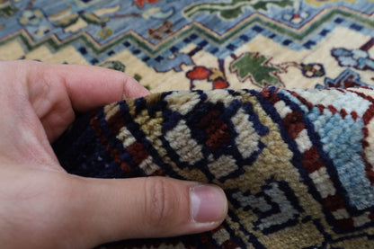 301 x 418 cm | Geometric Afghan Veg Dye Wool carpet