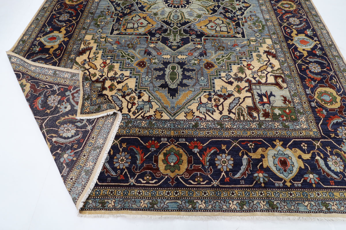 301 x 418 cm | Geometric Afghan Veg Dye Wool carpet