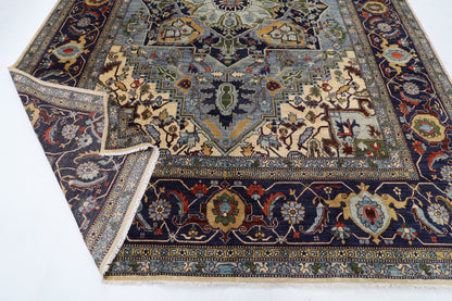 301 x 418 cm | Geometric Afghan Veg Dye Wool carpet
