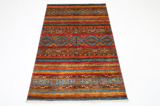 105 x 159 cm | Khorjun Afghan Tribal Hand Knotted Carpet