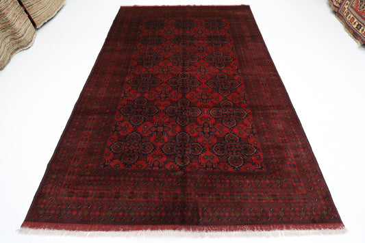 202 x 307 cm | Khal Mohammadi Afghan Tribal Hand Knotted Wool Carpet