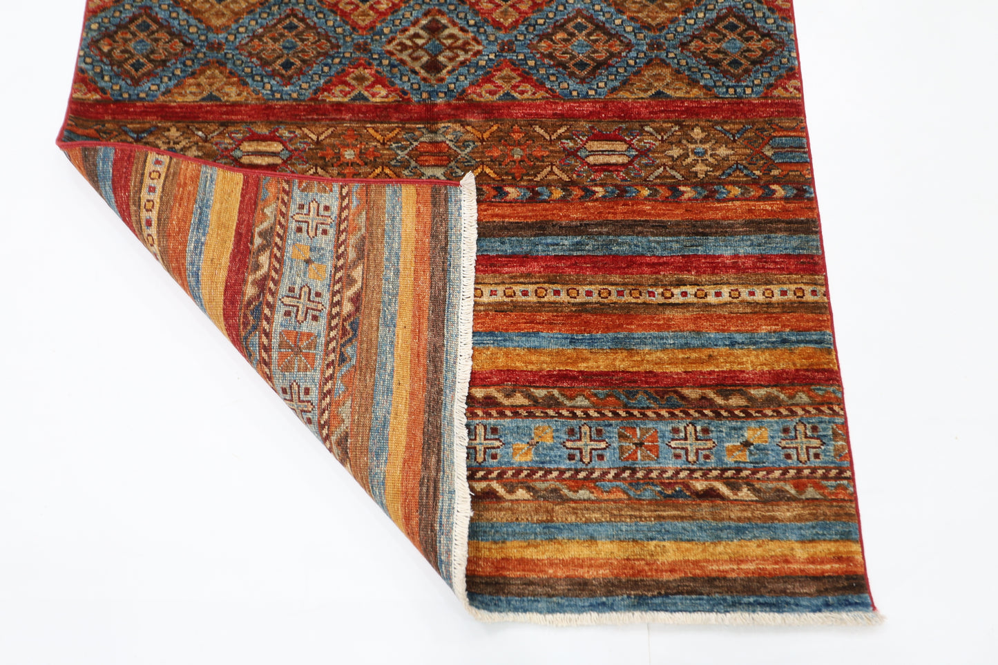105 x 159 cm | Khorjun Afghan Tribal Hand Knotted Carpet