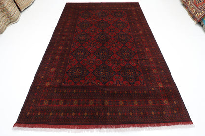 203 x 299 cm | Khal Mohammadi Afghan Tribal Hand Knotted Wool Carpet