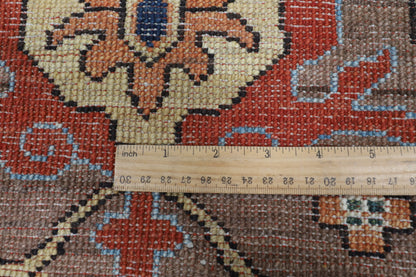273 x 358 cm | Brown Afghan Veg Dye Wool carpet