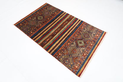 100 x 162 cm | Khorjun Afghan Tribal Hand Knotted Carpet