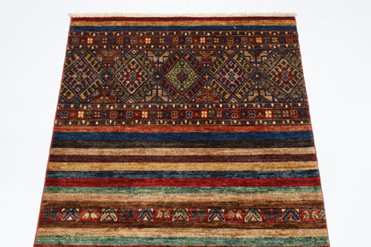 100 x 162 cm | Khorjun Afghan Tribal Hand Knotted Carpet