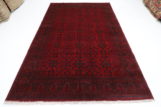 205 x 298 cm | Khal Mohammadi Afghan Tribal Hand Knotted Wool Carpet