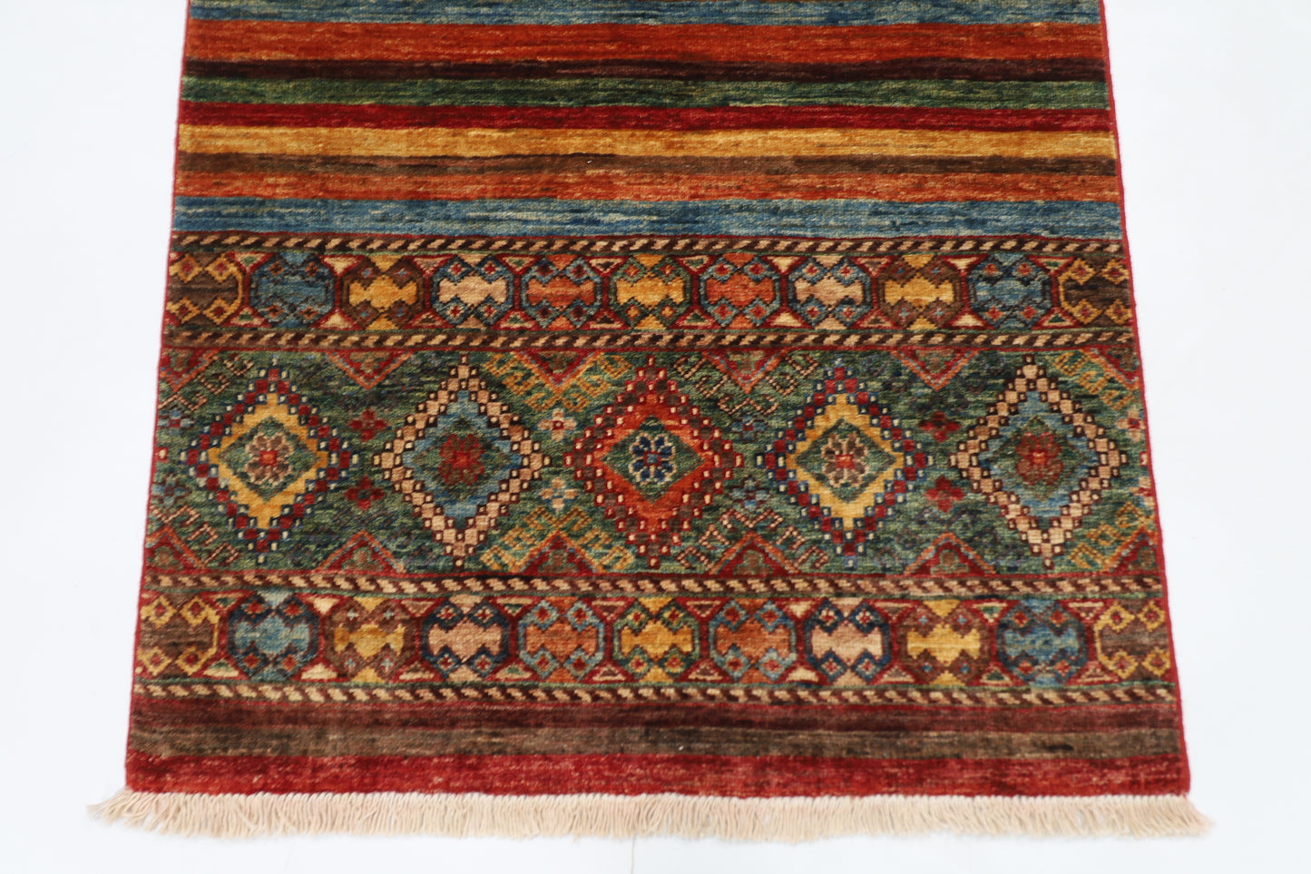 84 x 124 cm | Khorjun Afghan Tribal Hand Knotted Carpet