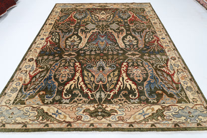 250 x 300 cm | Kawros Green Afghan Veg Dye Wool carpet