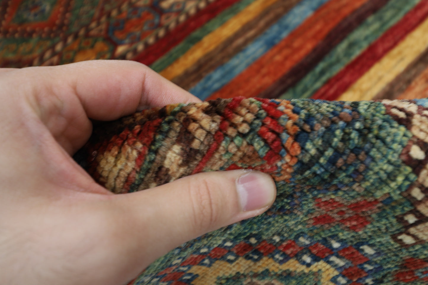 84 x 124 cm | Khorjun Afghan Tribal Hand Knotted Carpet