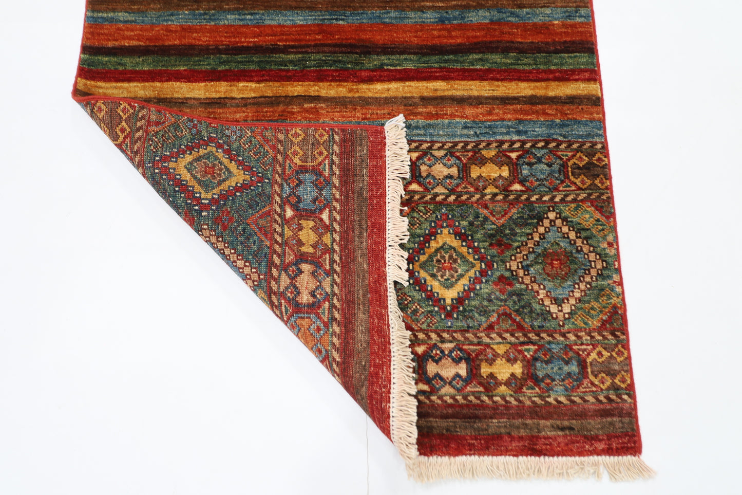 84 x 124 cm | Khorjun Afghan Tribal Hand Knotted Carpet