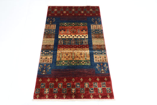 82 x 135 cm | Gabbeh Afghan Tribal Hand Knotted Carpet