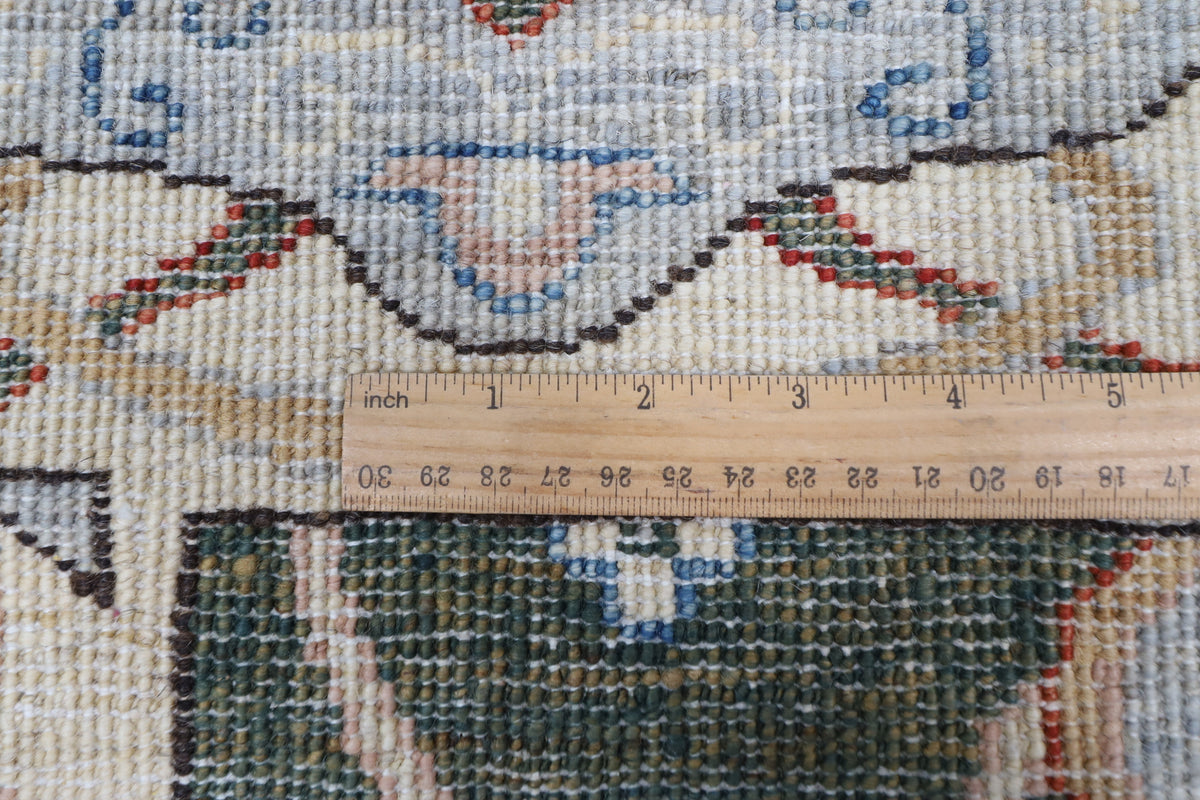 250 x 300 cm | Kawros Green Afghan Veg Dye Wool carpet