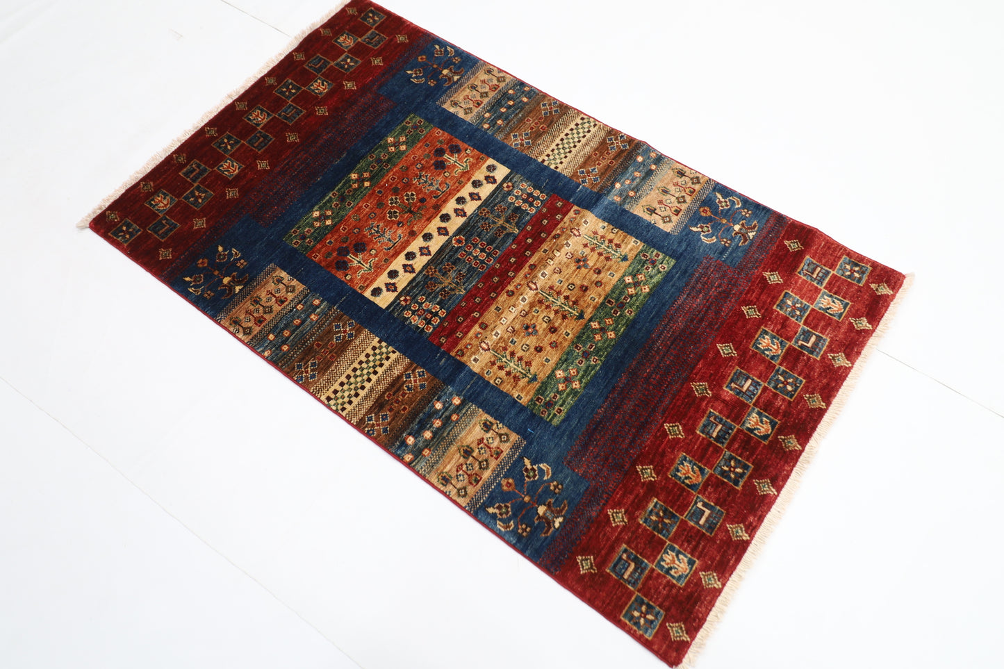 82 x 135 cm | Gabbeh Afghan Tribal Hand Knotted Carpet