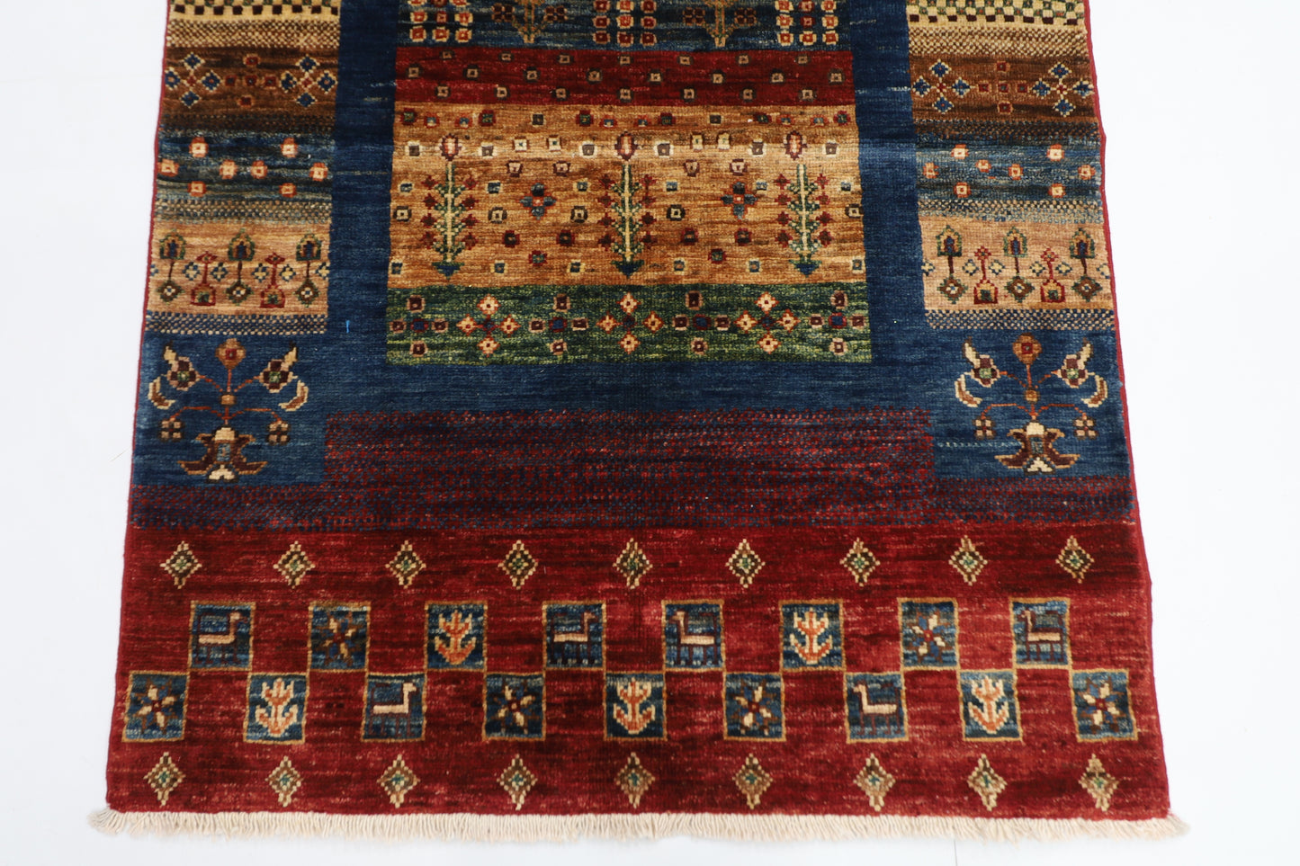 82 x 135 cm | Gabbeh Afghan Tribal Hand Knotted Carpet