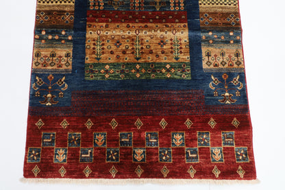 82 x 135 cm | Gabbeh Afghan Tribal Hand Knotted Carpet