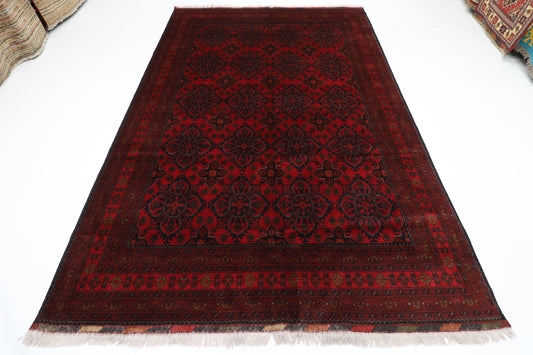 202 x 303 cm | Khal Mohammadi Afghan Tribal Hand Knotted Wool Carpet
