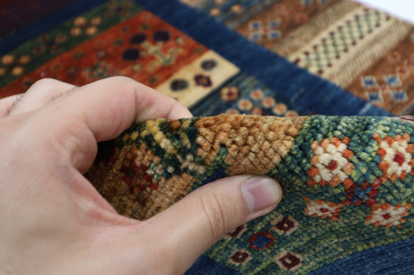 82 x 135 cm | Gabbeh Afghan Tribal Hand Knotted Carpet
