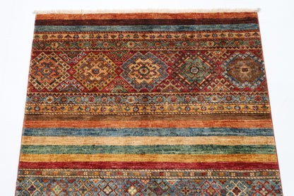 100 x 152 cm | Khorjun Afghan Tribal Hand Knotted Carpet
