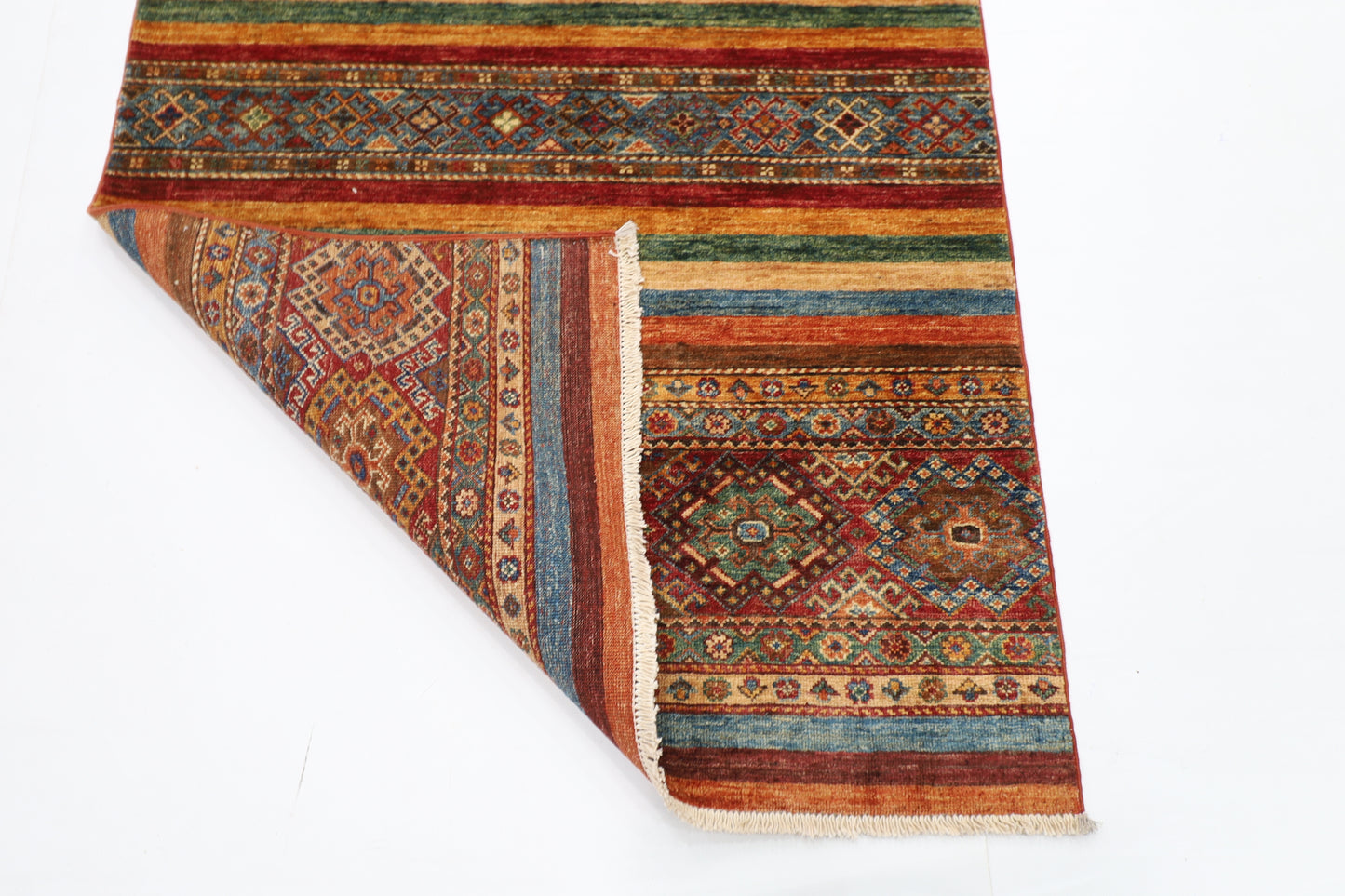 100 x 152 cm | Khorjun Afghan Tribal Hand Knotted Carpet