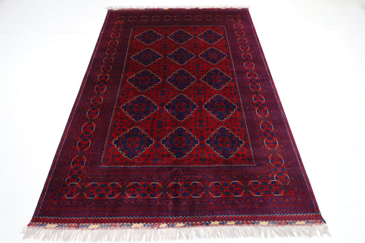 170 x 237 cm | Khamiyab Afghan Tribal Hand Knotted Carpet