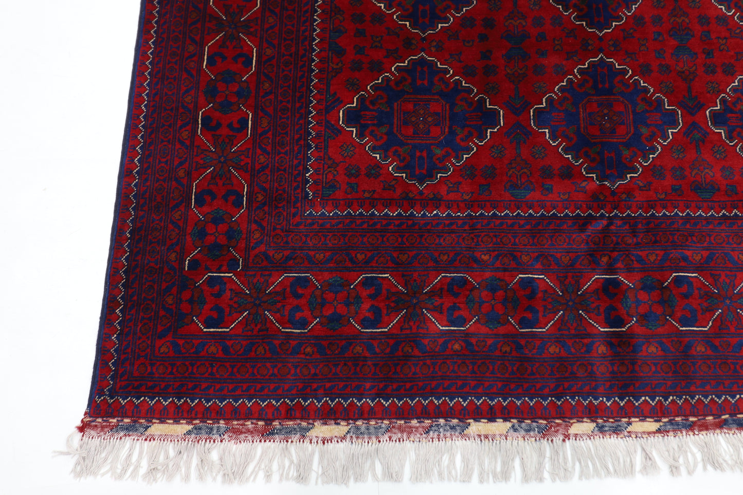 170 x 237 cm | Khamiyab Afghan Tribal Hand Knotted Carpet