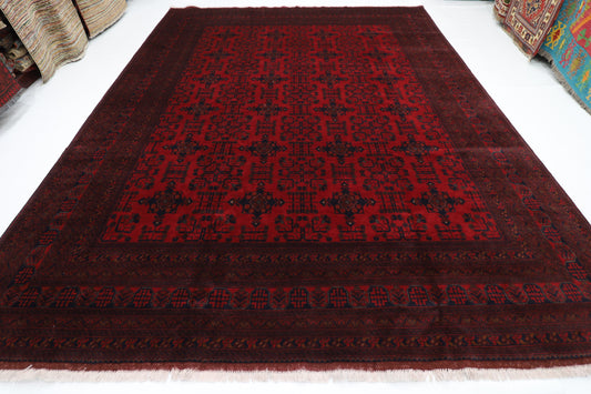 300 x 394 cm | Khal Mohammadi Afghan Tribal Hand Knotted Wool Carpet