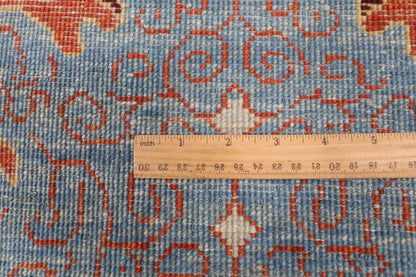 268 x 360 cm | Kawros Blue Afghan Veg Dye Wool carpet