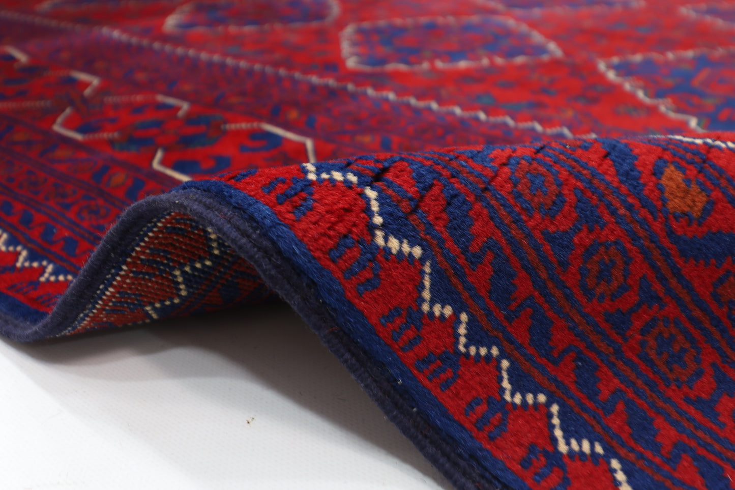 170 x 237 cm | Khamiyab Afghan Tribal Hand Knotted Carpet