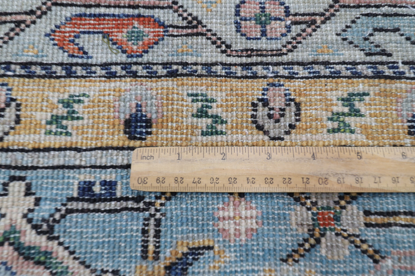375 x 448 cm | Large Oriental Bidjar Gray Area Rug Afghan Hand Knotted Veg Dye Wool carpet