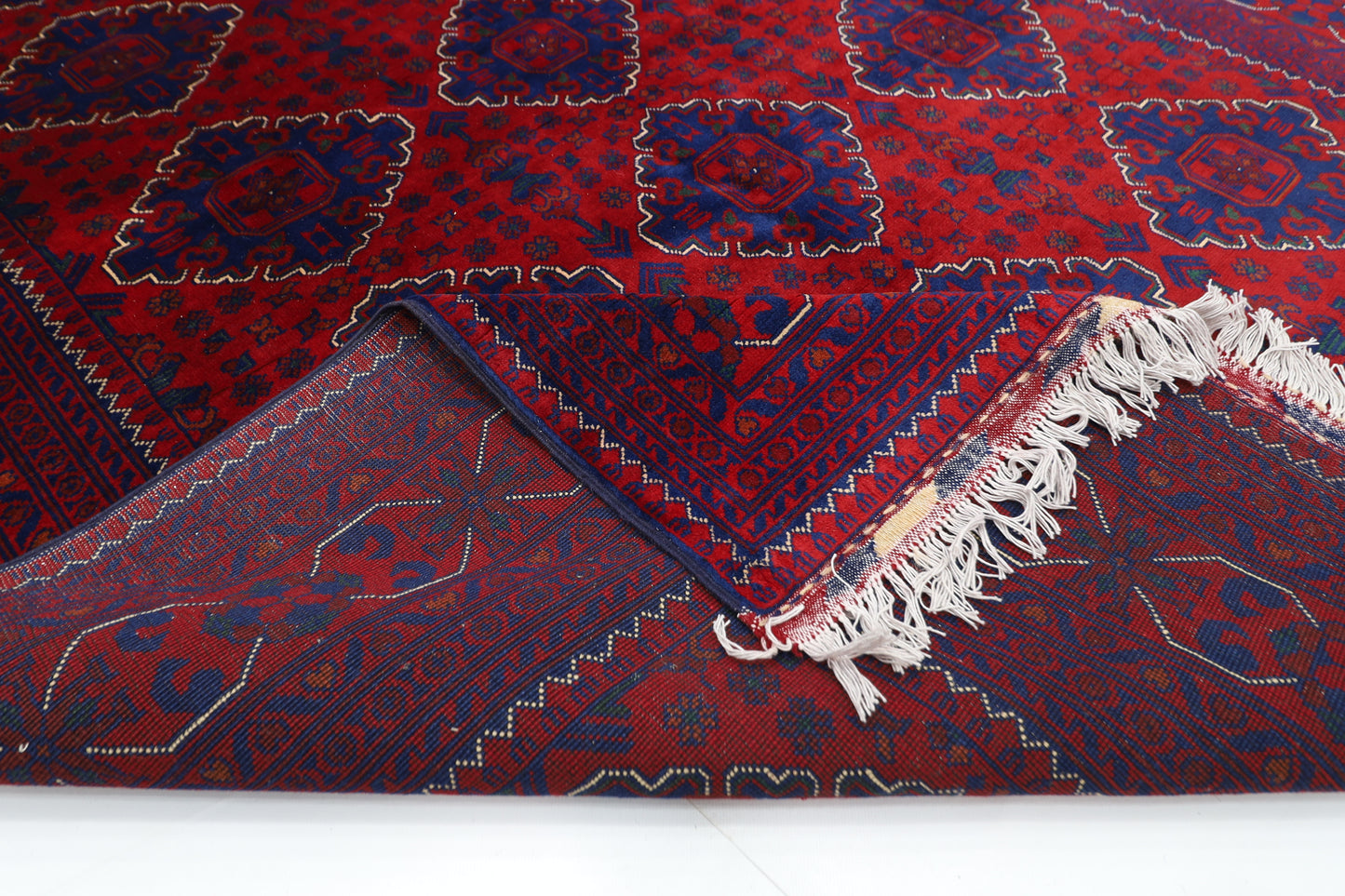 170 x 237 cm | Khamiyab Afghan Tribal Hand Knotted Carpet