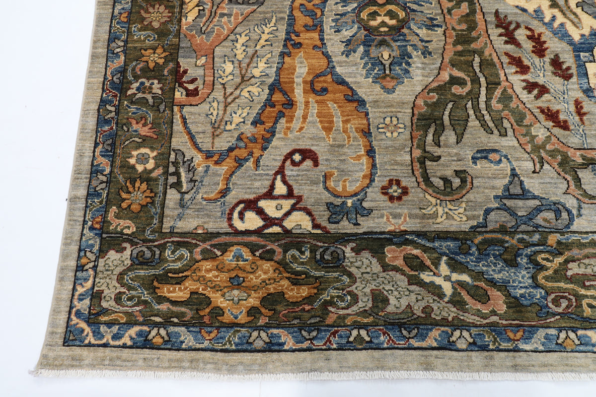 275 x 360 cm | Kawros Afghan Veg Dye Wool carpet