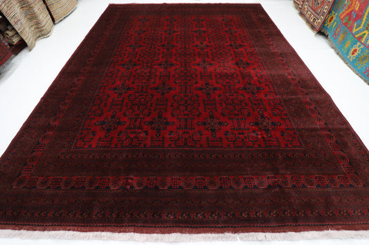 300 x 398 cm | Khal Mohammadi Afghan Tribal Hand Knotted Wool Carpet